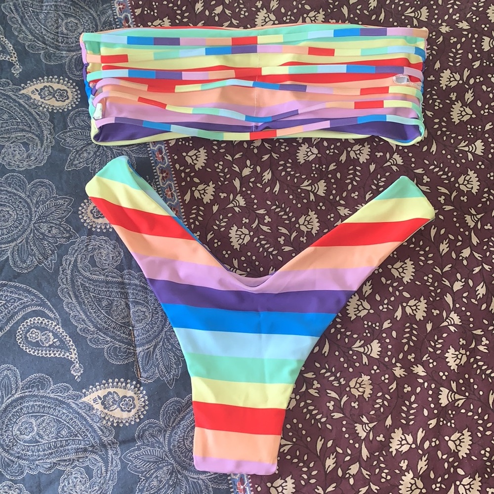 Zaful rainbow bikini - Picture 2 of 2